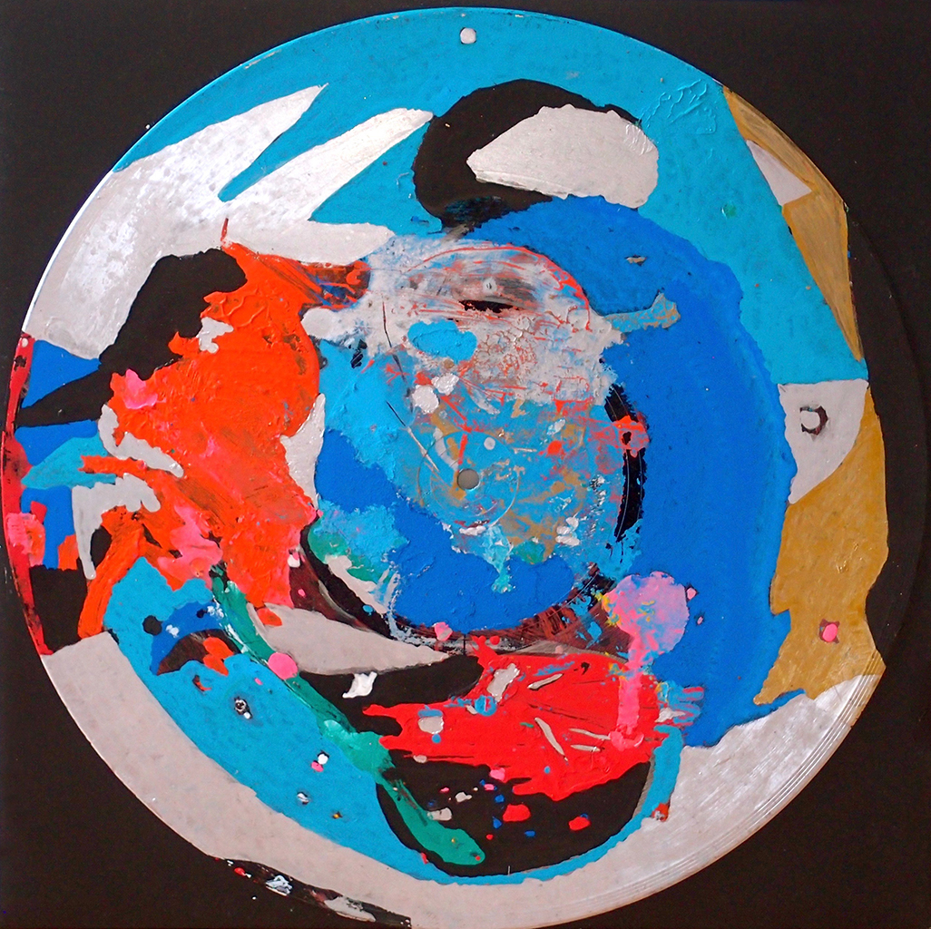 Outer space XVII - 33x33cm Graffiti art painting - Dimension Fantasmic