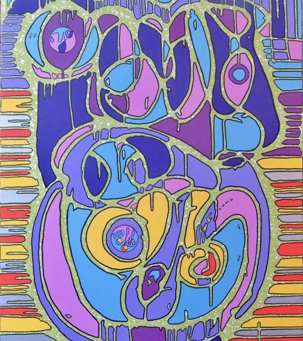 WAVES FROM A SPIRAL REVEALING PREVIOUS LIVES